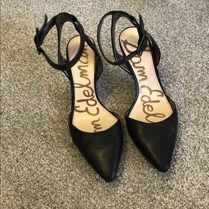 Sam Edelman Black Kitten Heels